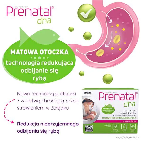 Prenatal DHA, Formuła kwasów omega-3 od początku ciąży do końca karmienia piersią, Kapsułki