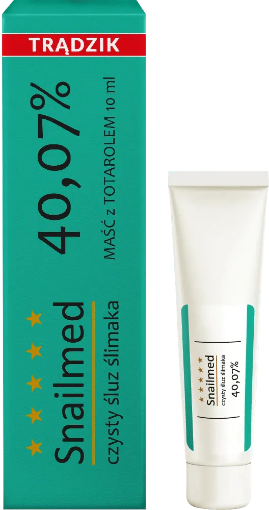 Snailmed Przeciwtrądzikowa maść ze śluzem ślimaka i totarolem, 10 ml