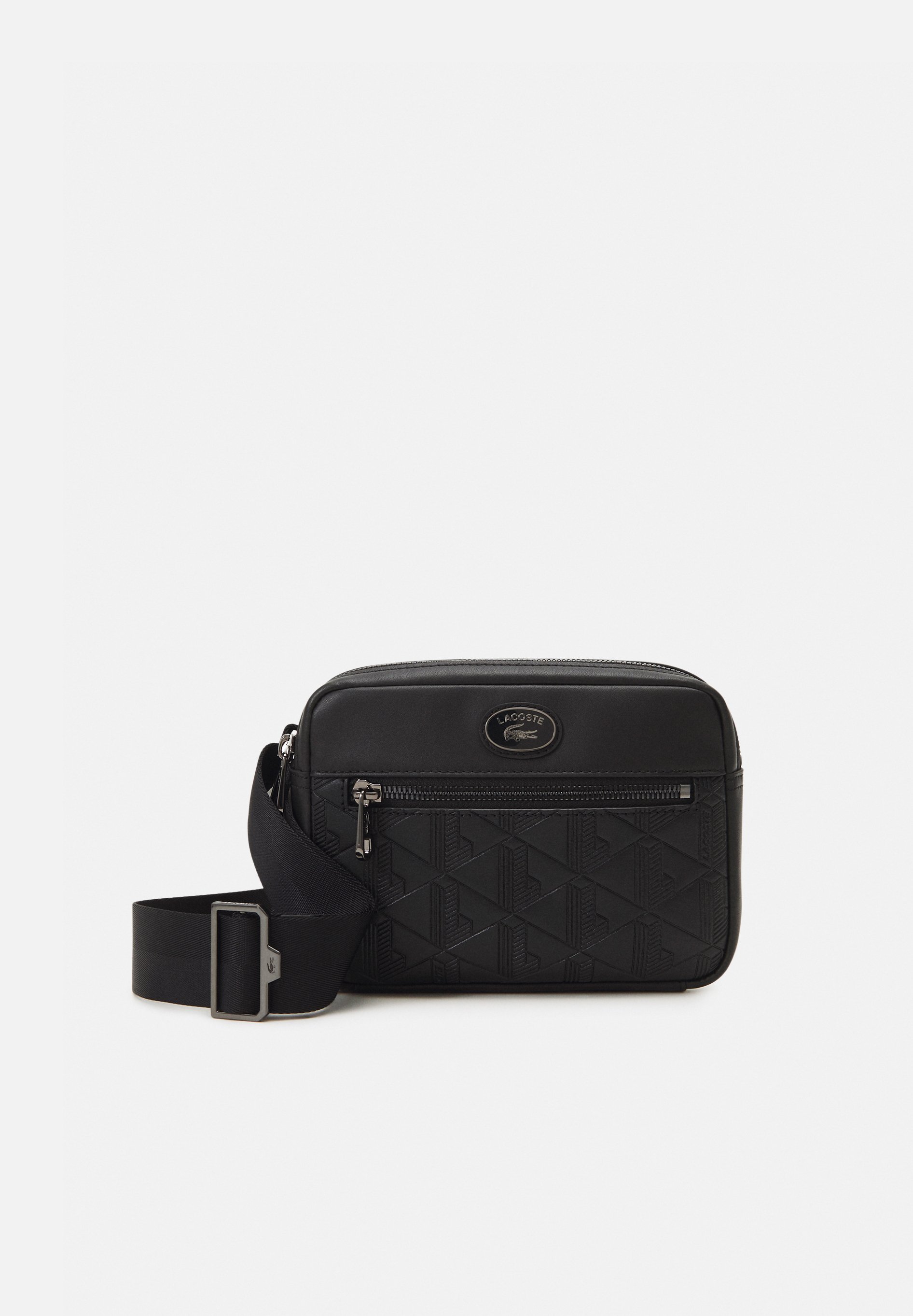 Lacoste NOMOGRAMME UNISEX - Crossbodytas - zwart