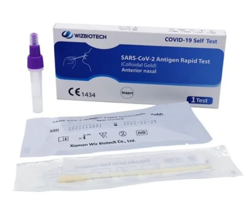Wizbiotech Sars-Cov-2 AG Prueba rápida de antígeno Covid-19 1 kus Autotest