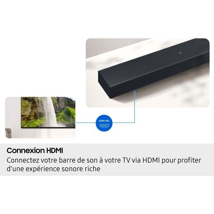 SAMSUNG HW-B401/ZG - Soundbar serie 2.0 canali - Bluetooth - HDMI