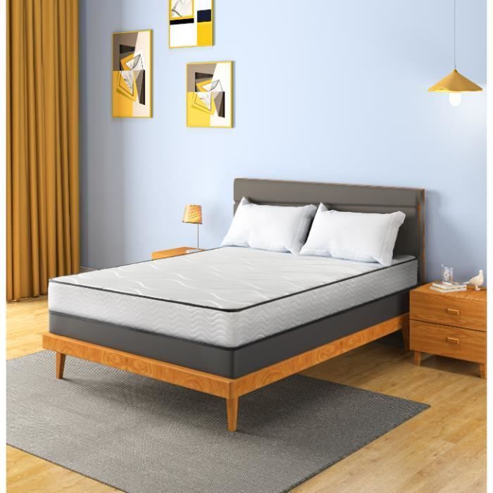 Materasso - IZTOSS - 90x190 cm - Memory Foam - Spessore 17 cm - 7 Zone Ergonomiche