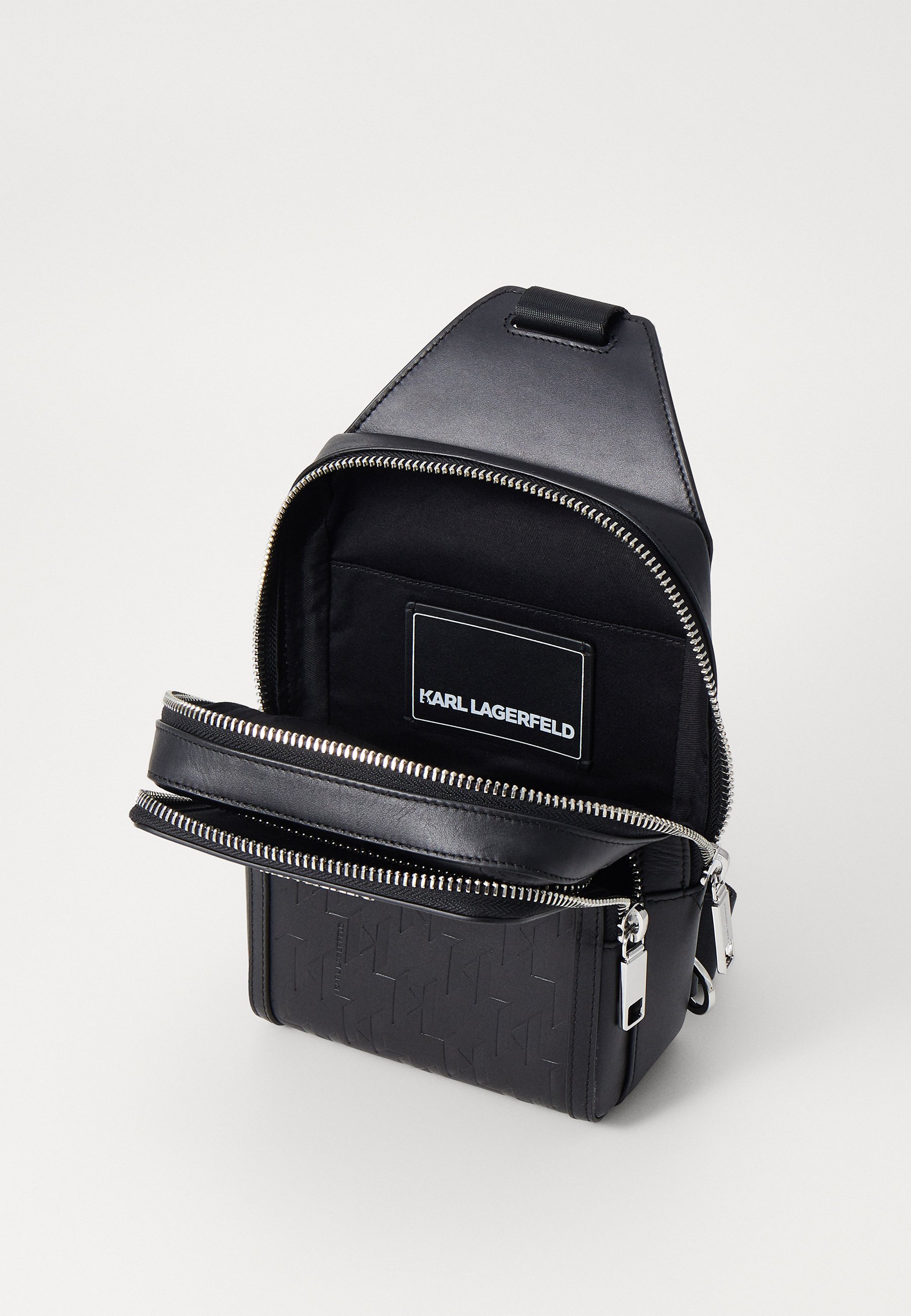KARL LAGERFELD K/LOOM SLING - Crossbodytas - zwart