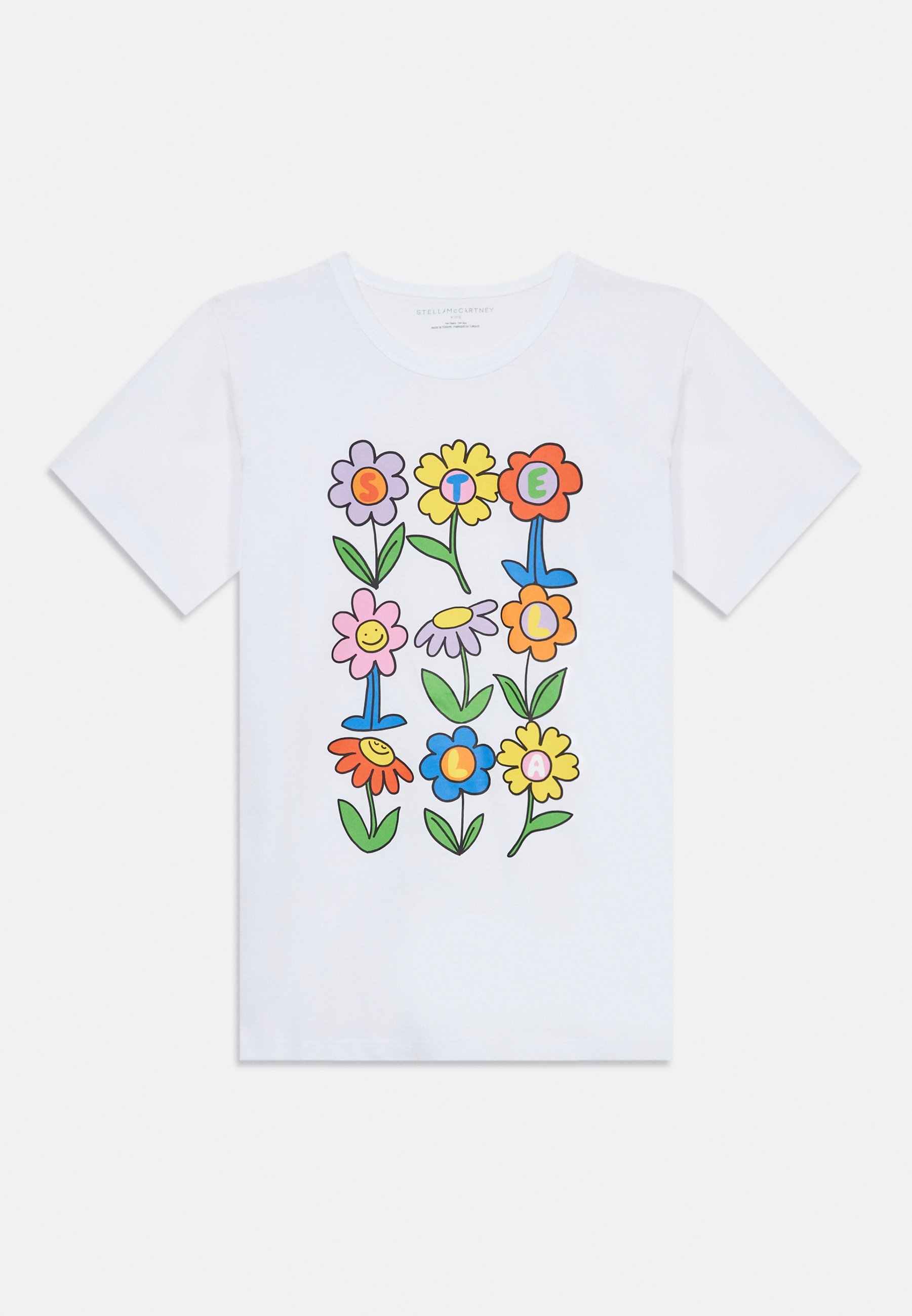 Stella McCartney kinder T-shirt met print - ivoor