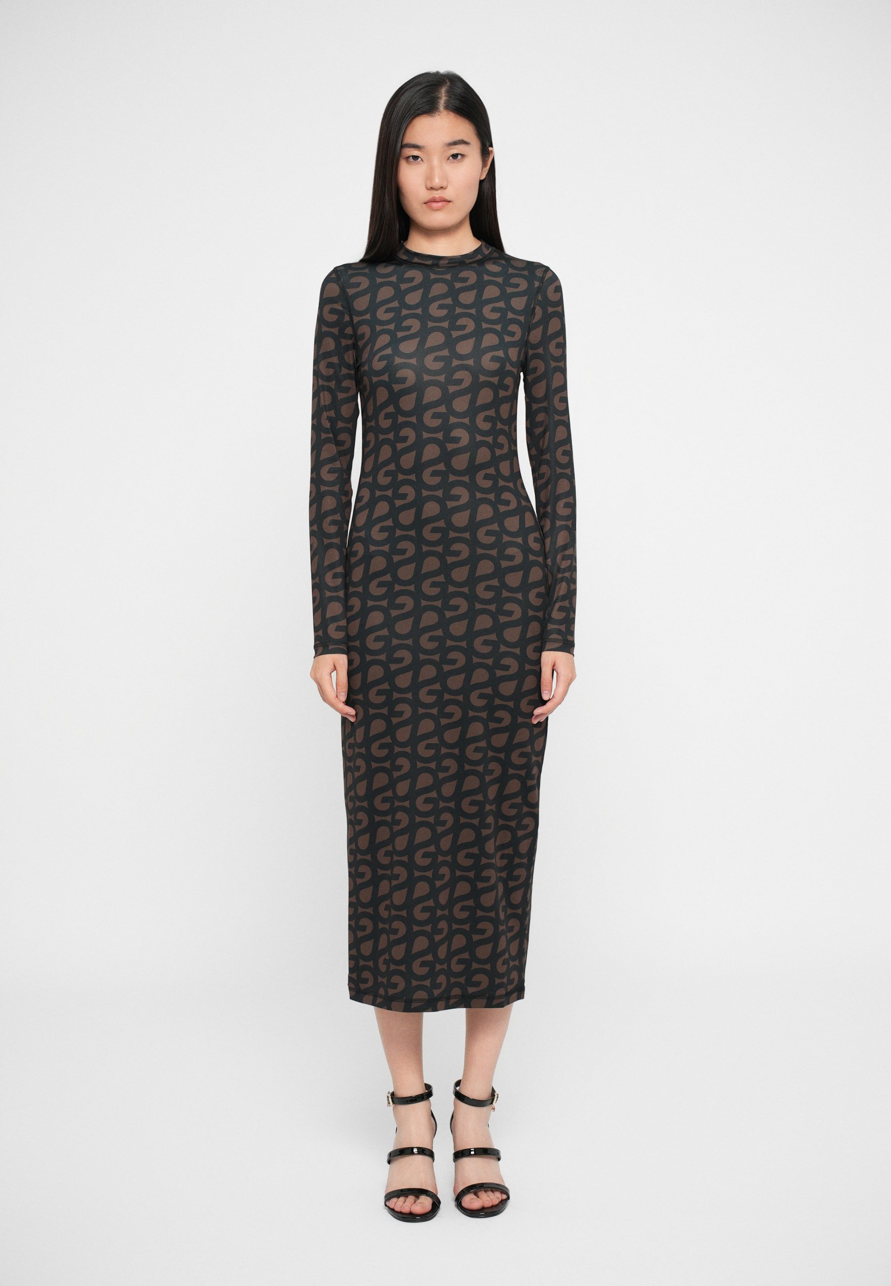 Robe midi à manches longues Stine Goya - Robe en jersey - Multicolore