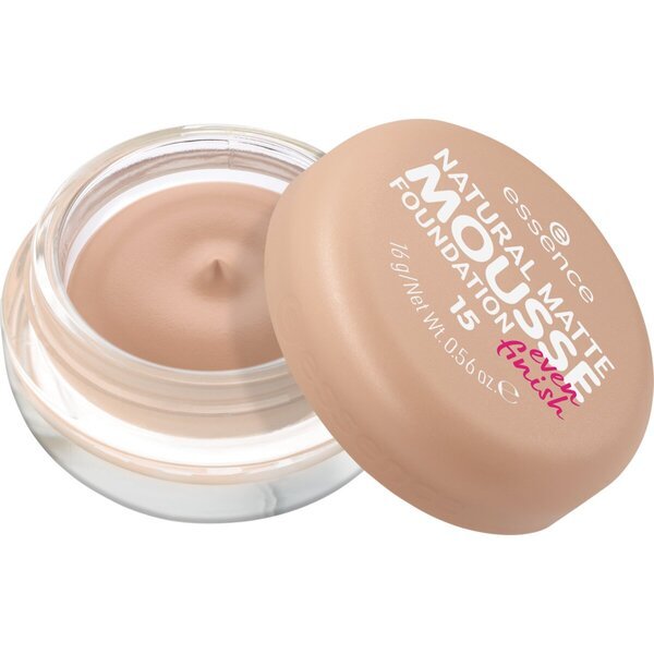 Penový make-up Essence Natural Matte Mousse 15 Even Finish 16g