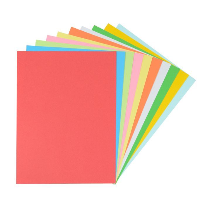 Ramette de papier - MP - A4 - 100 feuilles - 80g - Couleurs assorties