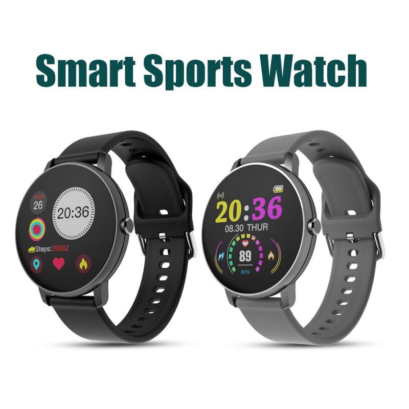 P8Y Full Touch Screen Smart Watch Heart Rate Detector Pedometer Fitness Tracker Message Reminder Call Sports Bluetooth Watch