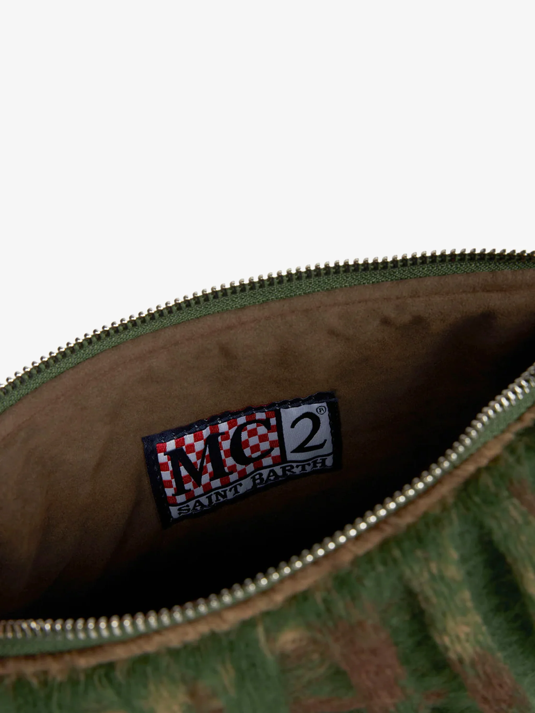 Pariser Schultertasche mit Camouflage-Muster