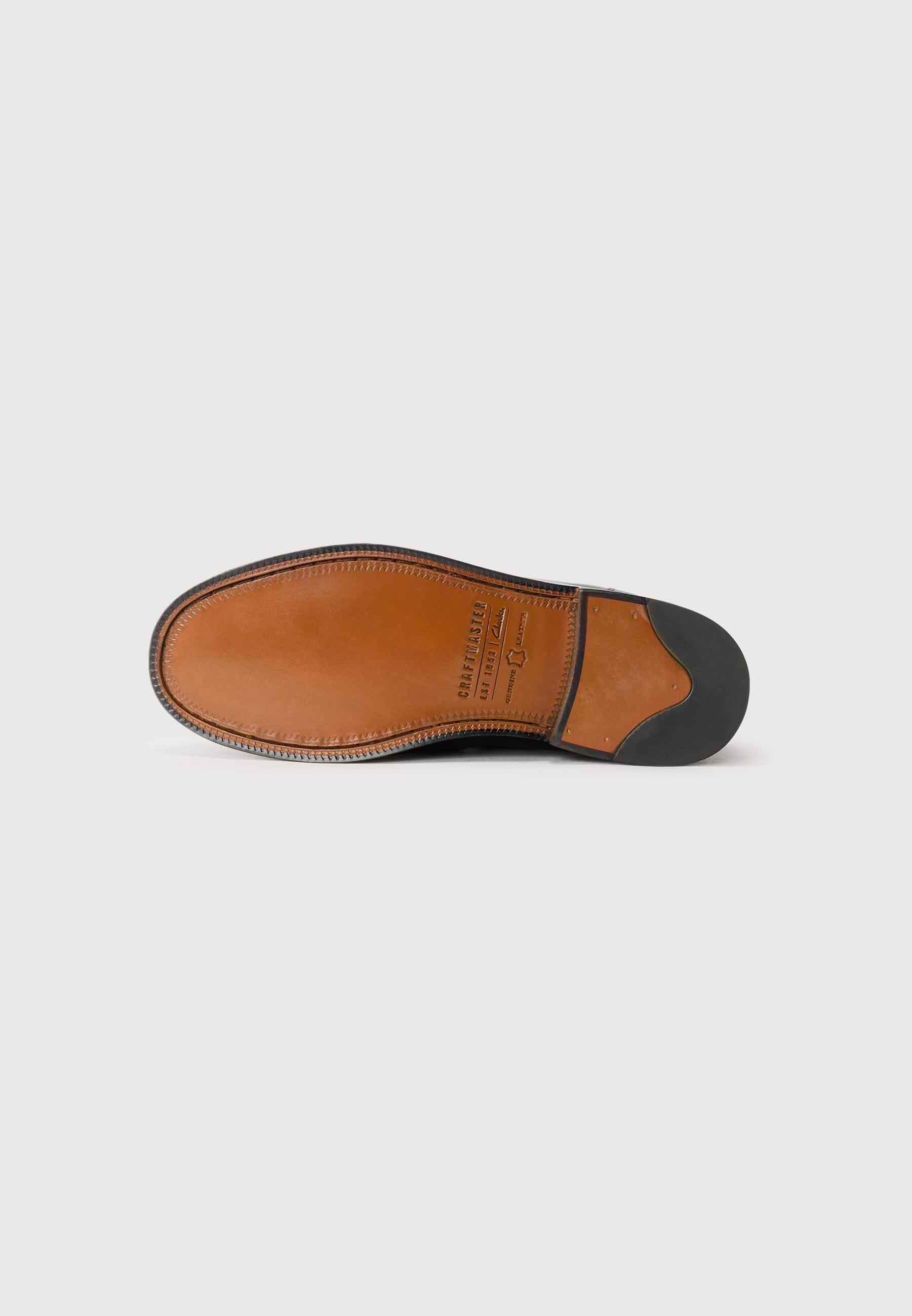 Clarks CRAFT JAMES LO - Sapatos sem cadarço - preto