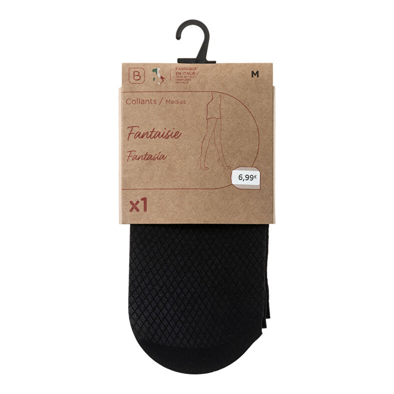 Moteriškos juodos kojinės ir pėdkelnės