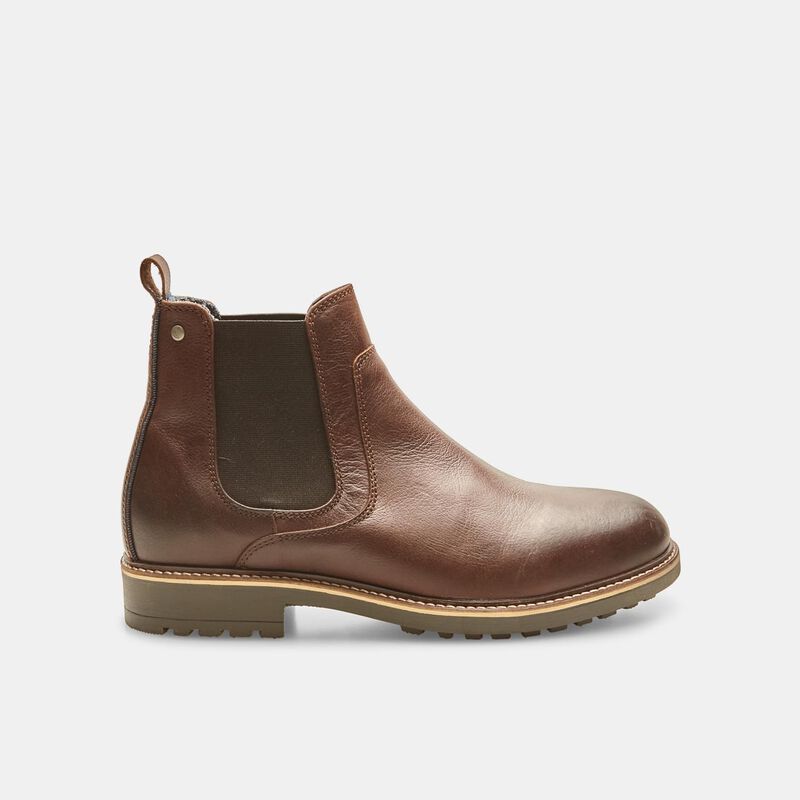 Chelsea boots van echt leer