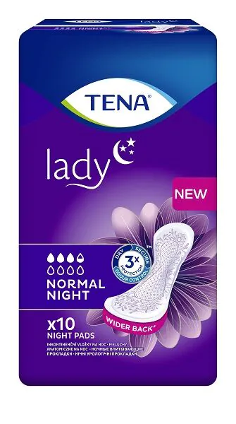Tena Lady Normal Night, Podpaski na nietrzymanie moczu dla kobiet na noc