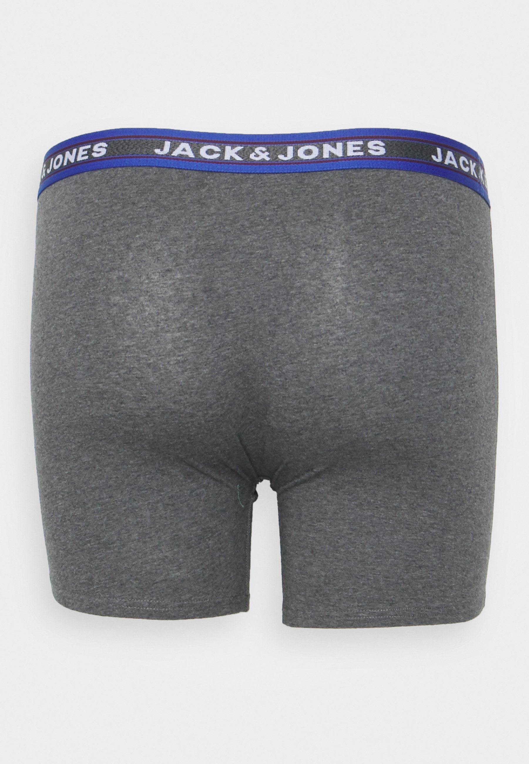 Jack & Jones JACOLIVER PLUS TRUNKS 5 PAC - Trunks - tmavě šedá melanž