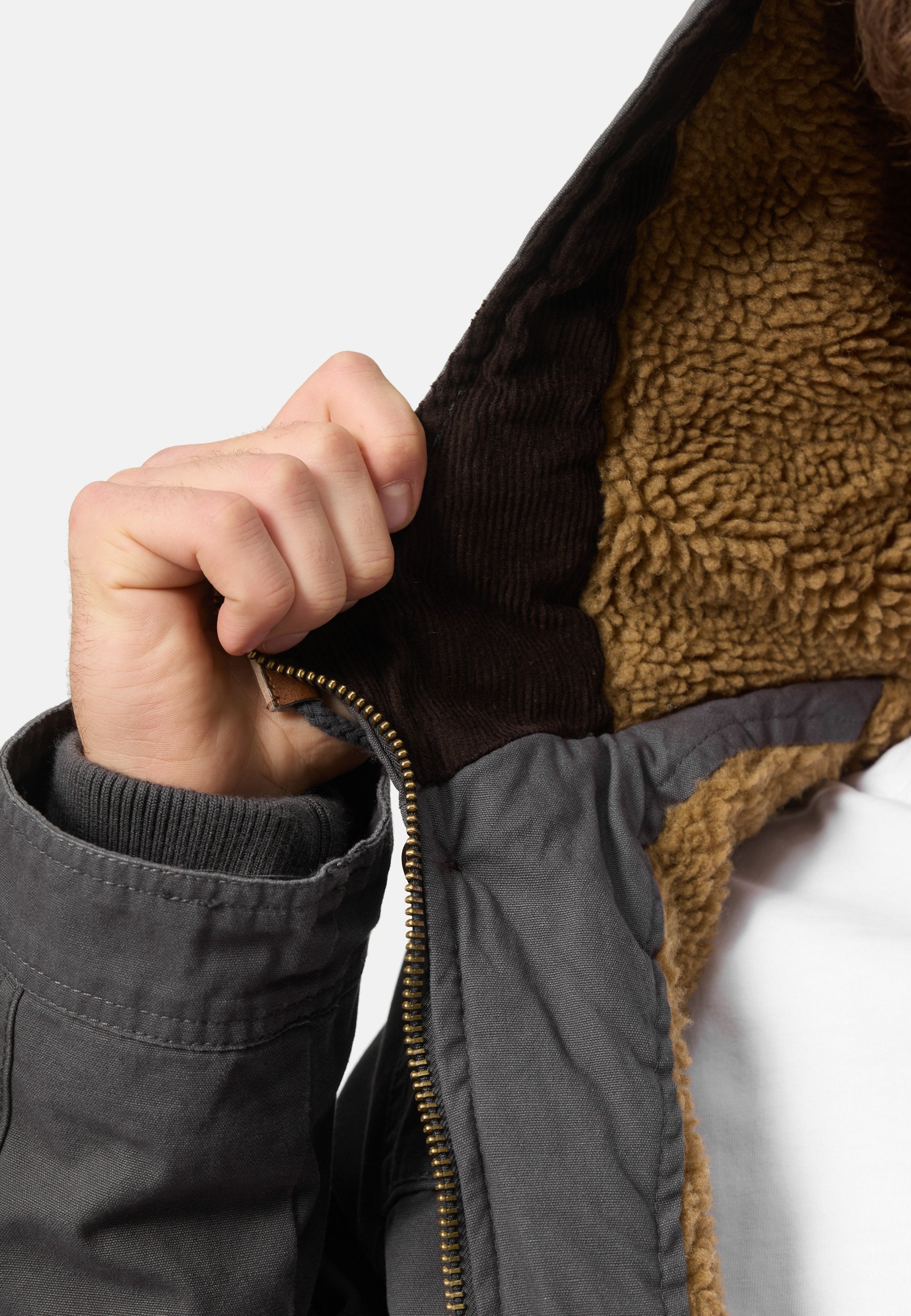 INDICODE JEANS Winterjas - donkergrijs