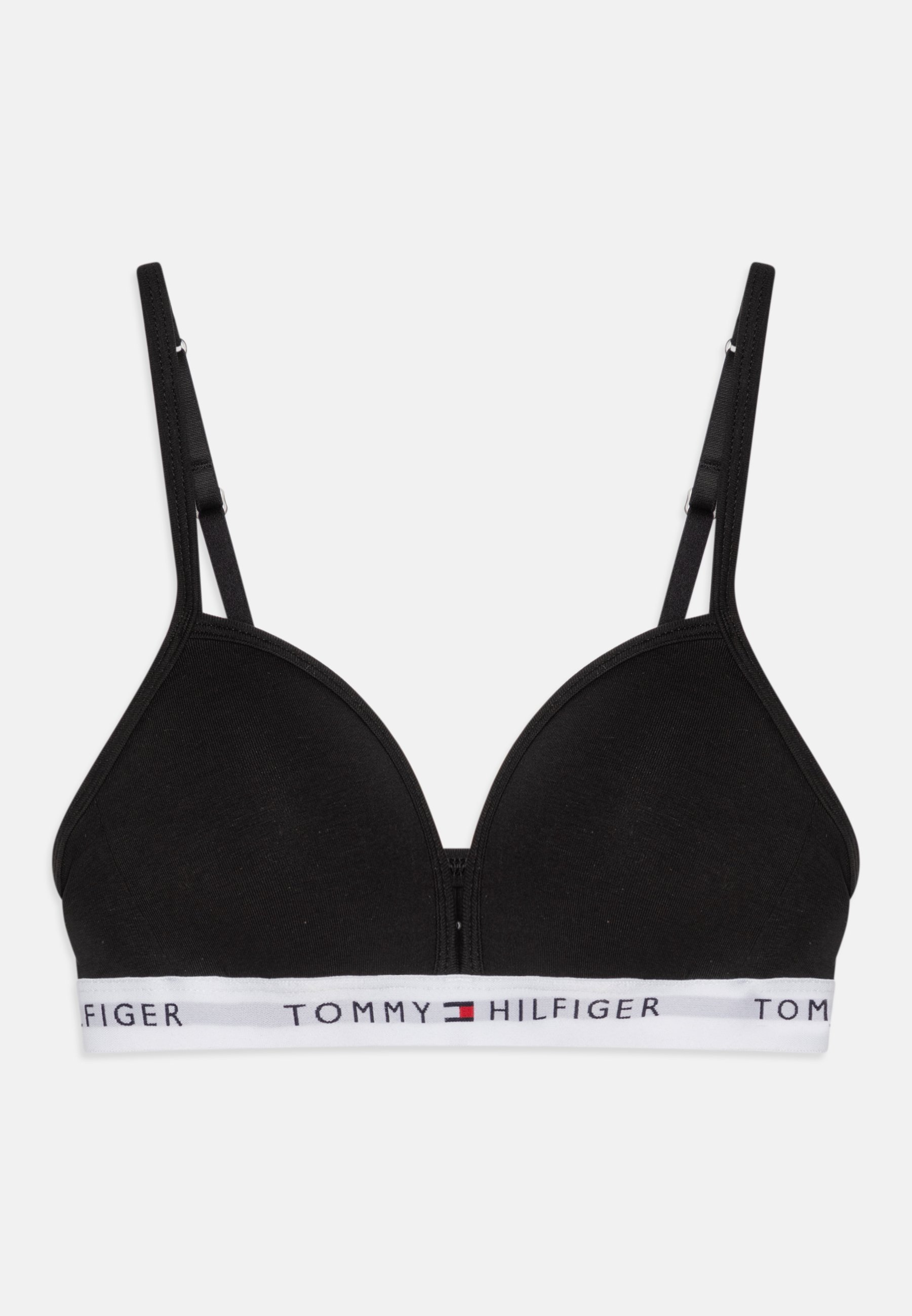 Tommy Hilfiger TRIANGLE BRA FIXED FOAM - Triangle bra - black
