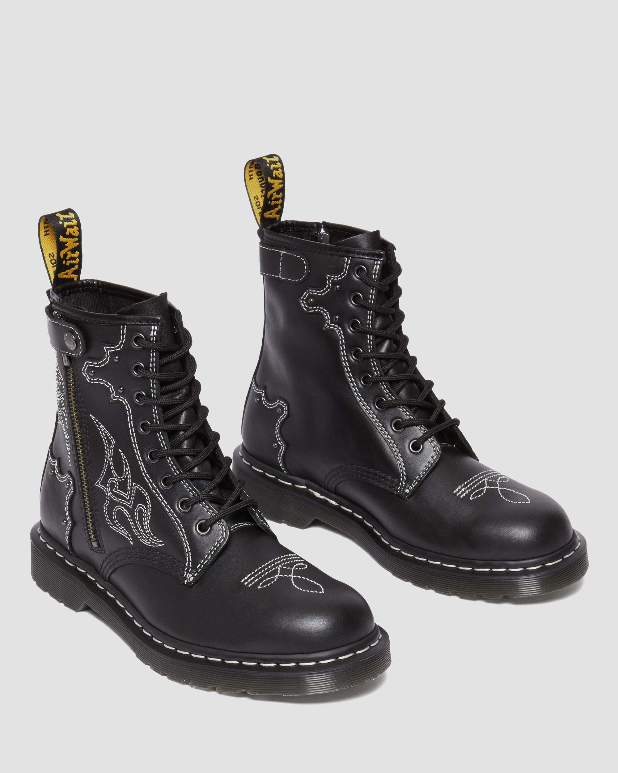 1460 Gothic Americana Leather Lace Up Boots