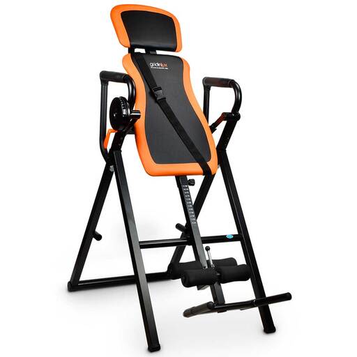 Gridinlux In-Gravity Inversion Table 1800 med 180° lutning och säkerhetsbälte