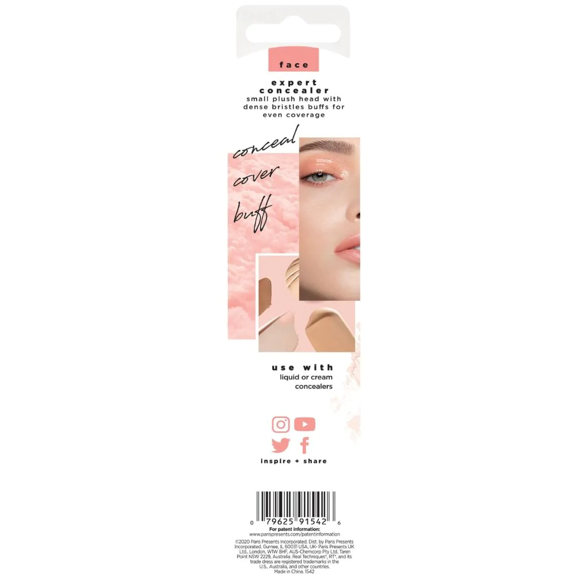 Real Techniques Pędzel Expert Concealer Brush 1szt