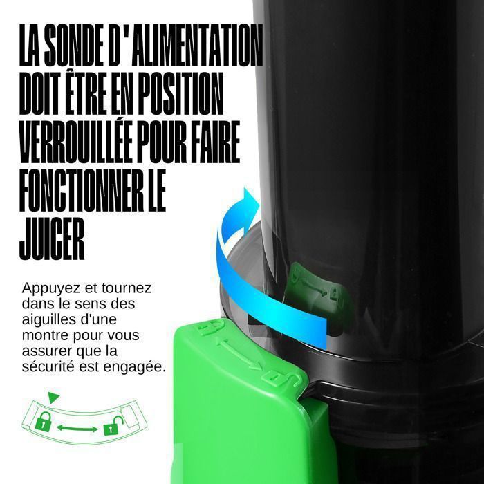 Juicer - VENTRAY - Ginnie - Compact - 100 Watt - Parrot Green