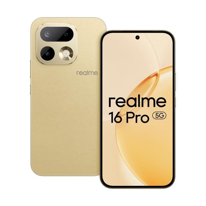 Smartphone - REALME - Realme 16 Pro 5G - 8 GB de RAM - 256 GB - Câmera de 200 MP