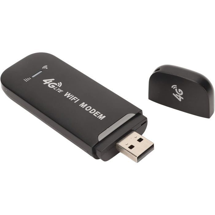 USB WiFi Adapter, 3G/4G LTE USB WiFi Router, 10 Users, Standard SIM Card Slot, Mobile WiFi Dongle Hotspot
