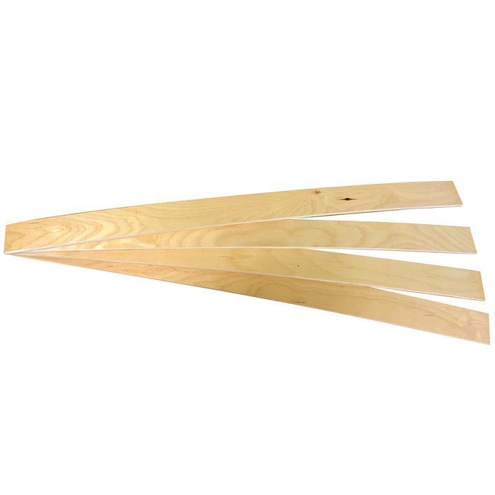 ALTOLATTE - Set di 4 doghe da 68 cm per reti da letto larghe 70 o 140 cm