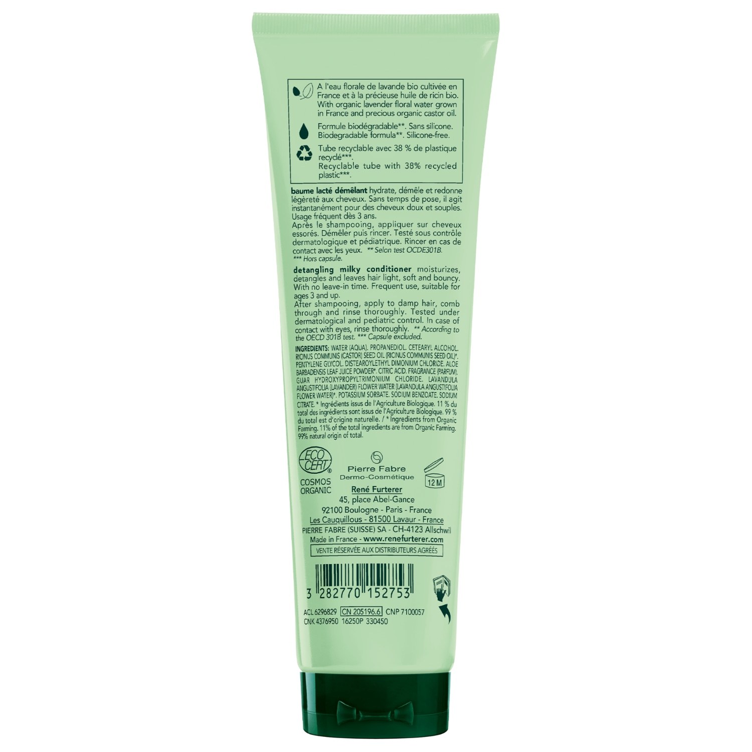 René Furterer Naturia Detangling Milk kondicionierius - 150 ml