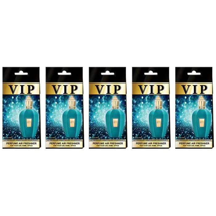 Paquete de 5 ambientadores Caribi 877 VIP - Fragancia para el hogar o el coche