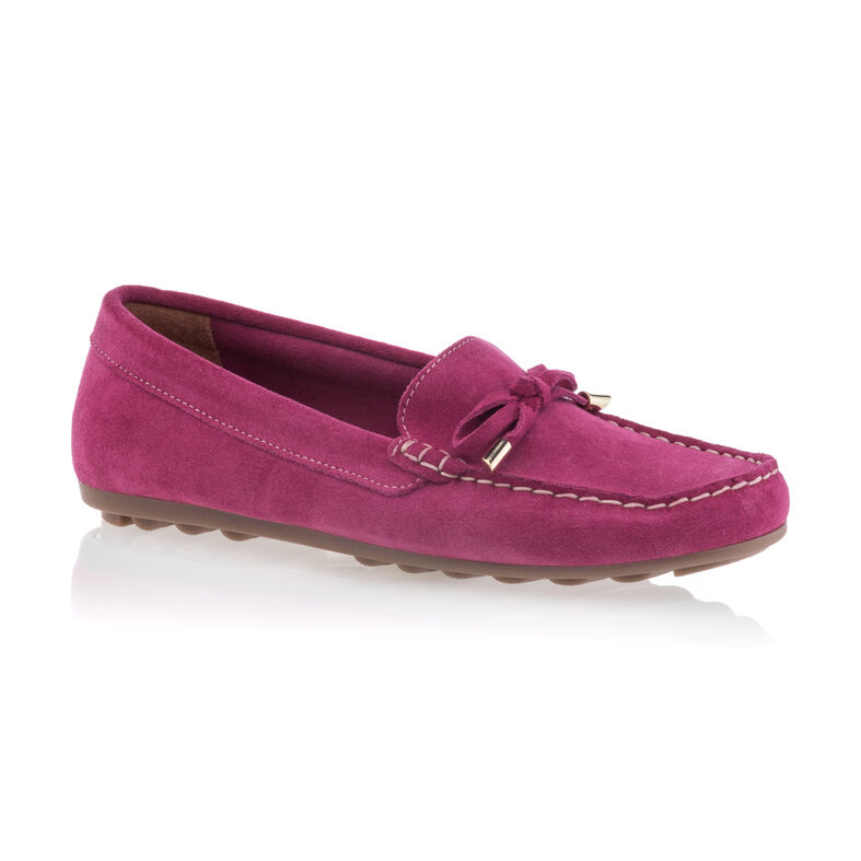 Rosa Damen-Loafer/Bootsschuhe