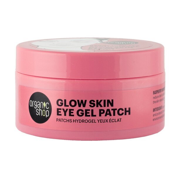 Gel obliži za oči Organic Shop Glow Skin<br>60 kosov