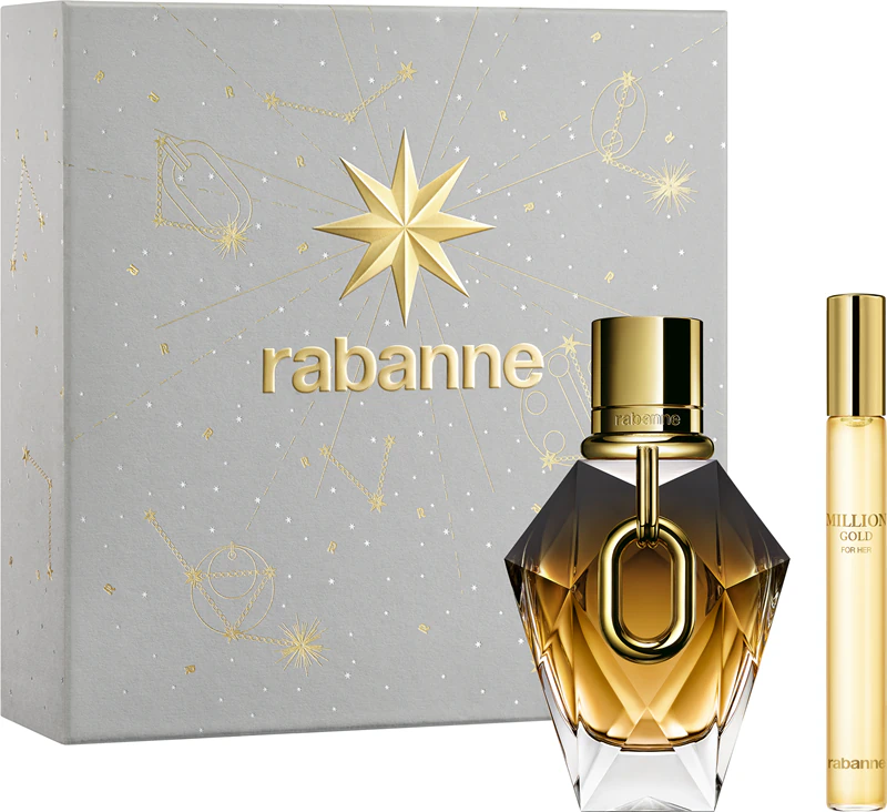 Conjunto de presente Rabanne Million Gold For Her Le Parfum para mulheres