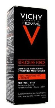 „Homme Structure Force“ veido kremas Prieš raukšles ir senėjimą stabdantis