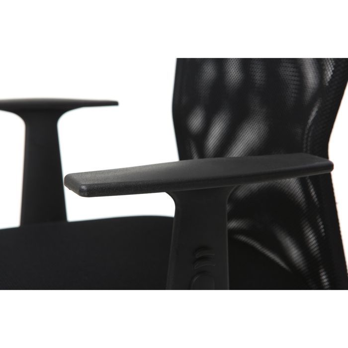 Fauteuil de bureau design mesh noir PLUZ