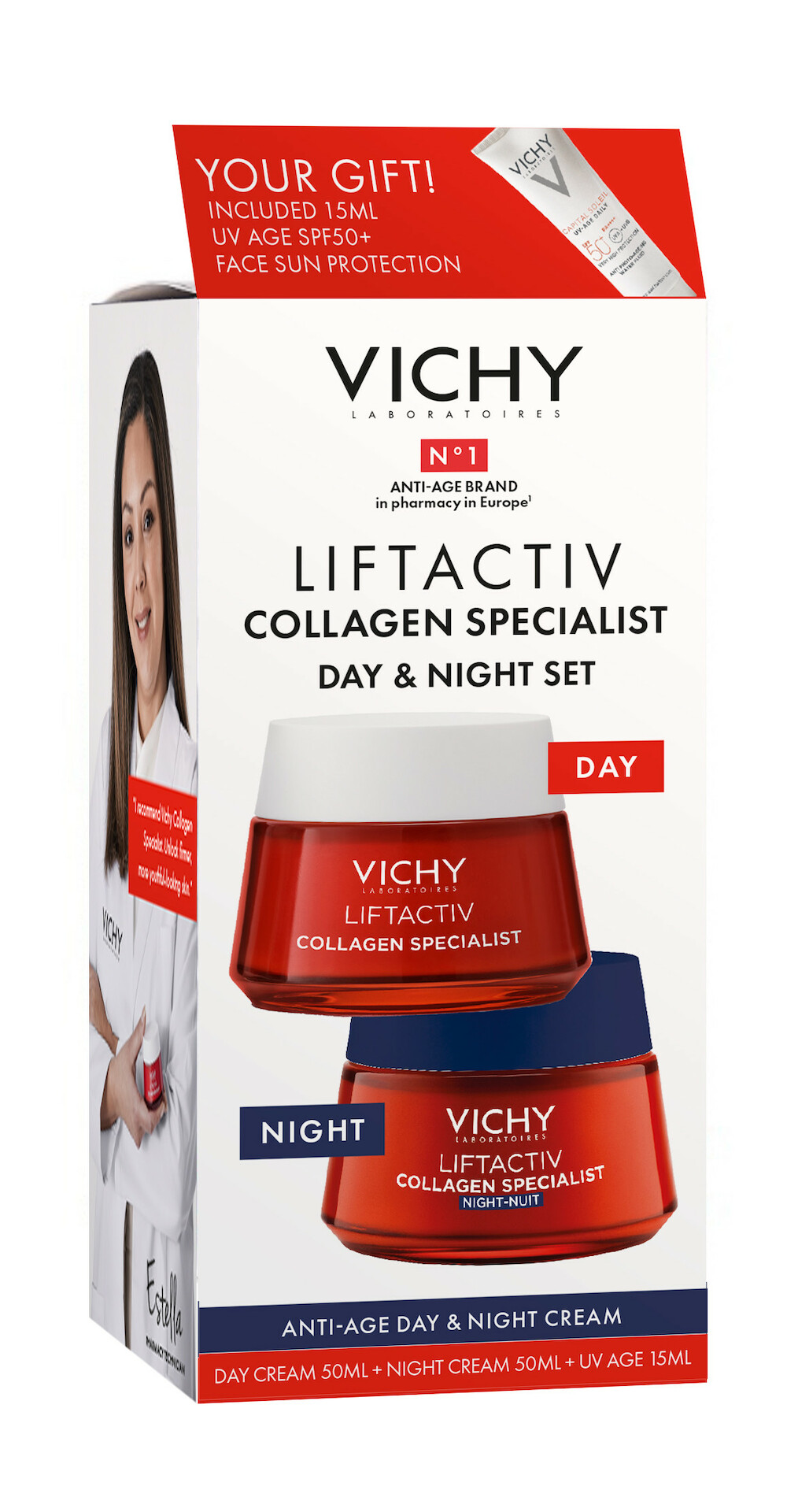 Liftactiv Collagen Specialist dnevni i noćni set 115 ml - Vichy