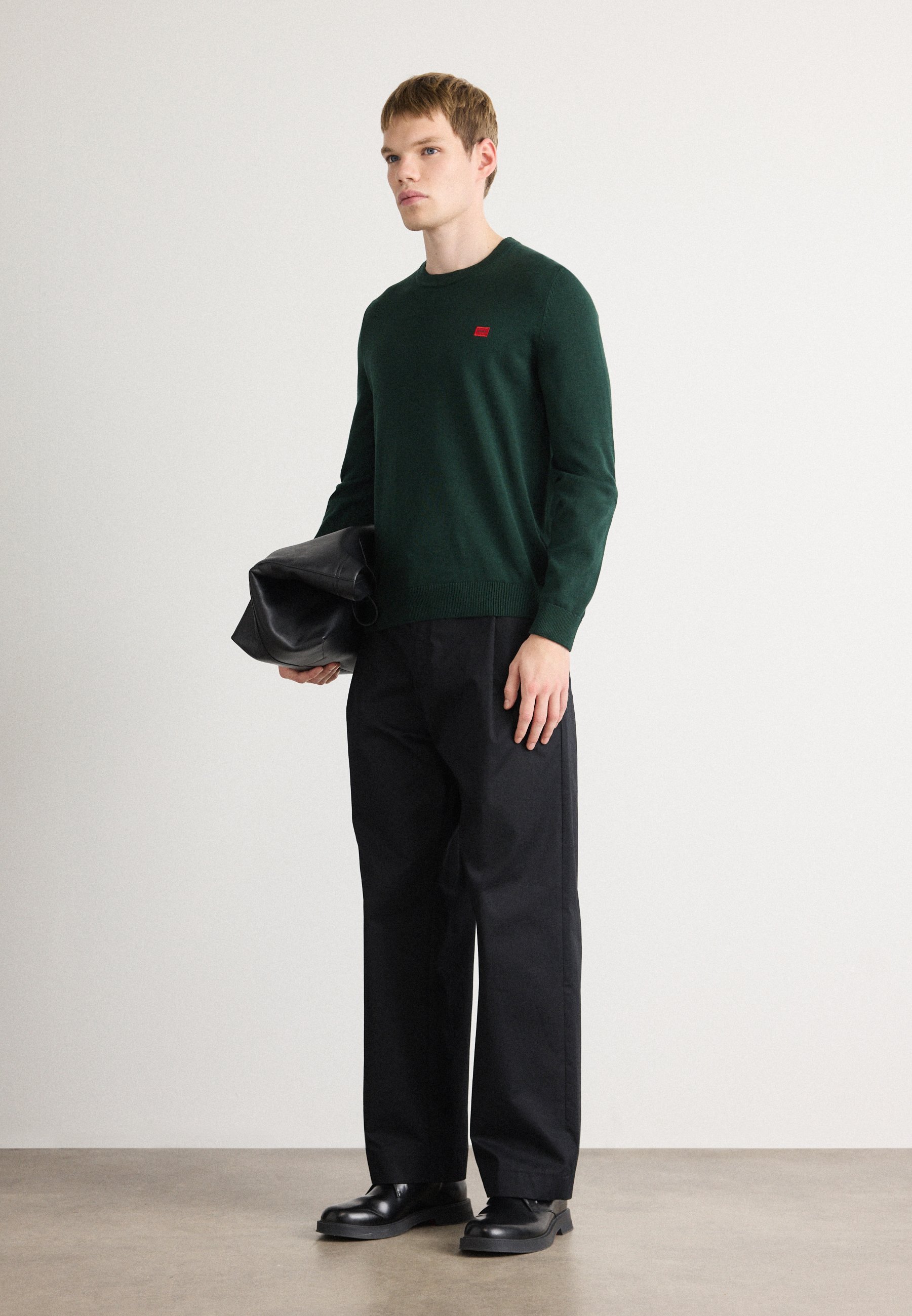 HUGO SAN CASSIUS - Pull - vert ouvert
