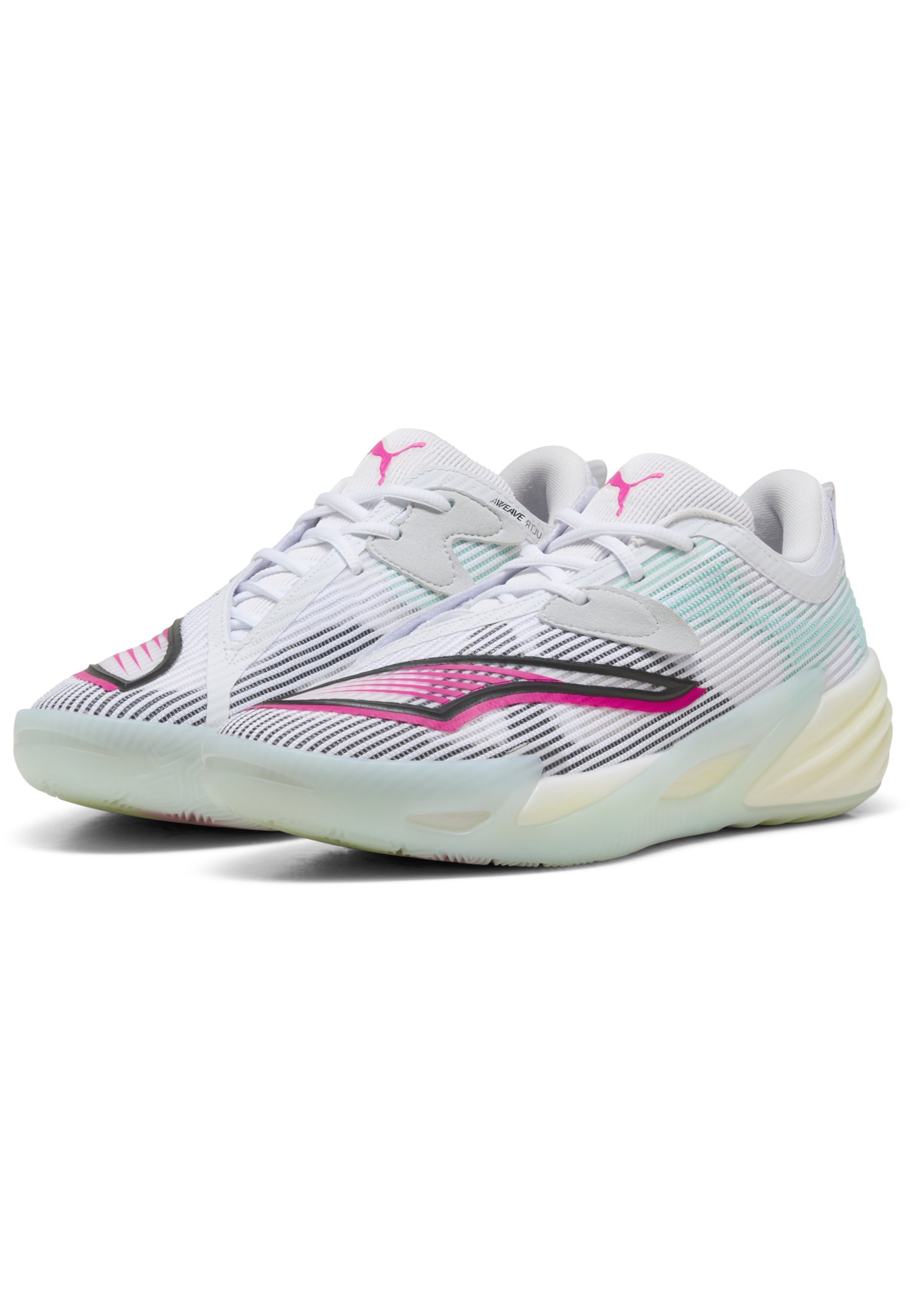 Puma ALL-PRO NITRO™ 2 - Chaussures de basketball - blanc menthe fondu