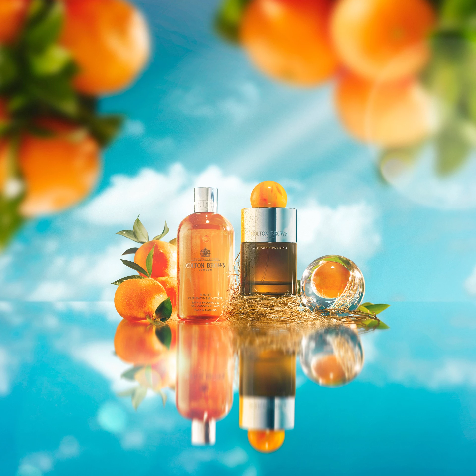 Sunlit Clementine & Vetiver EdP Wkład podróżny do etui 7,5 ml - Molton Brown