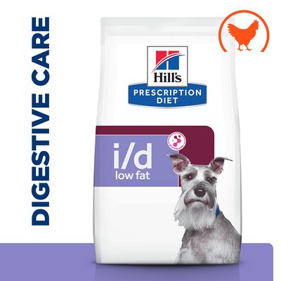 Hill's Prescription Diet Canine i/d Low Fat Digestive Care s kuřecím masem