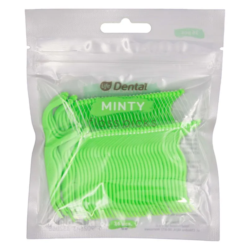 Life Dental Wykałaczki z Nicią Dentystyczną Mint