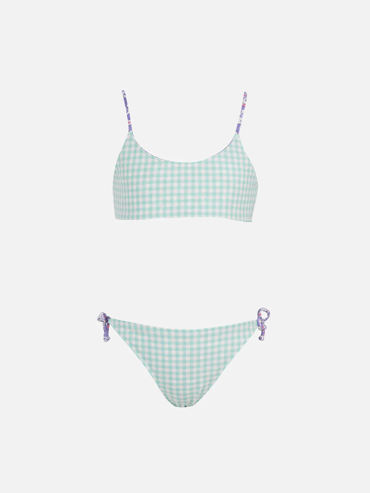 Bikini een bralette double face da bambina Jaiden | REALIZZATO CON TESSU