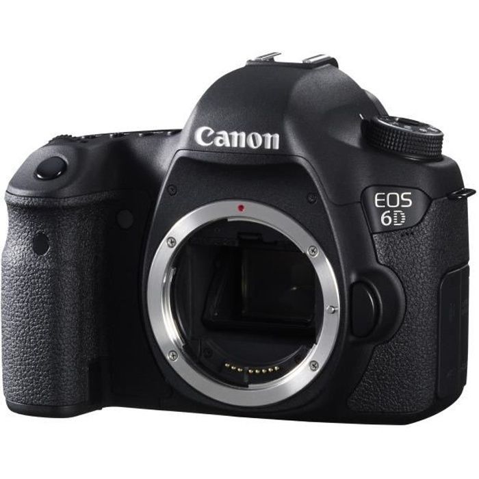 Canon EOS 6D digitaalinen järjestelmäkamera - 20,2 MP - 1080p täyskenno - Wi-Fi - musta