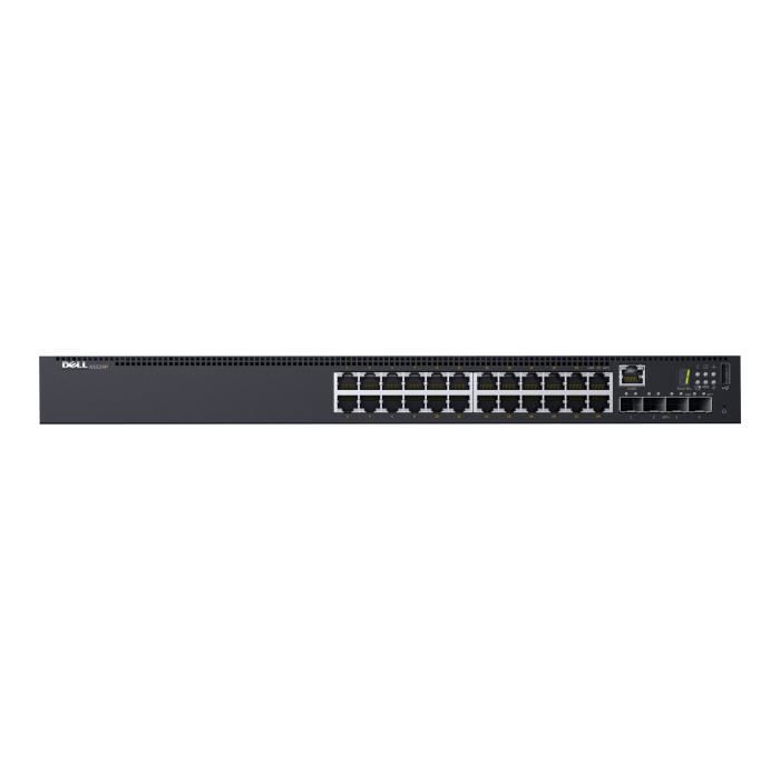 Switch di rete - DELL - N1524P - PoE+ - 24 porte 1GbE + 4 porte 10GbE SFP+ - Stacking