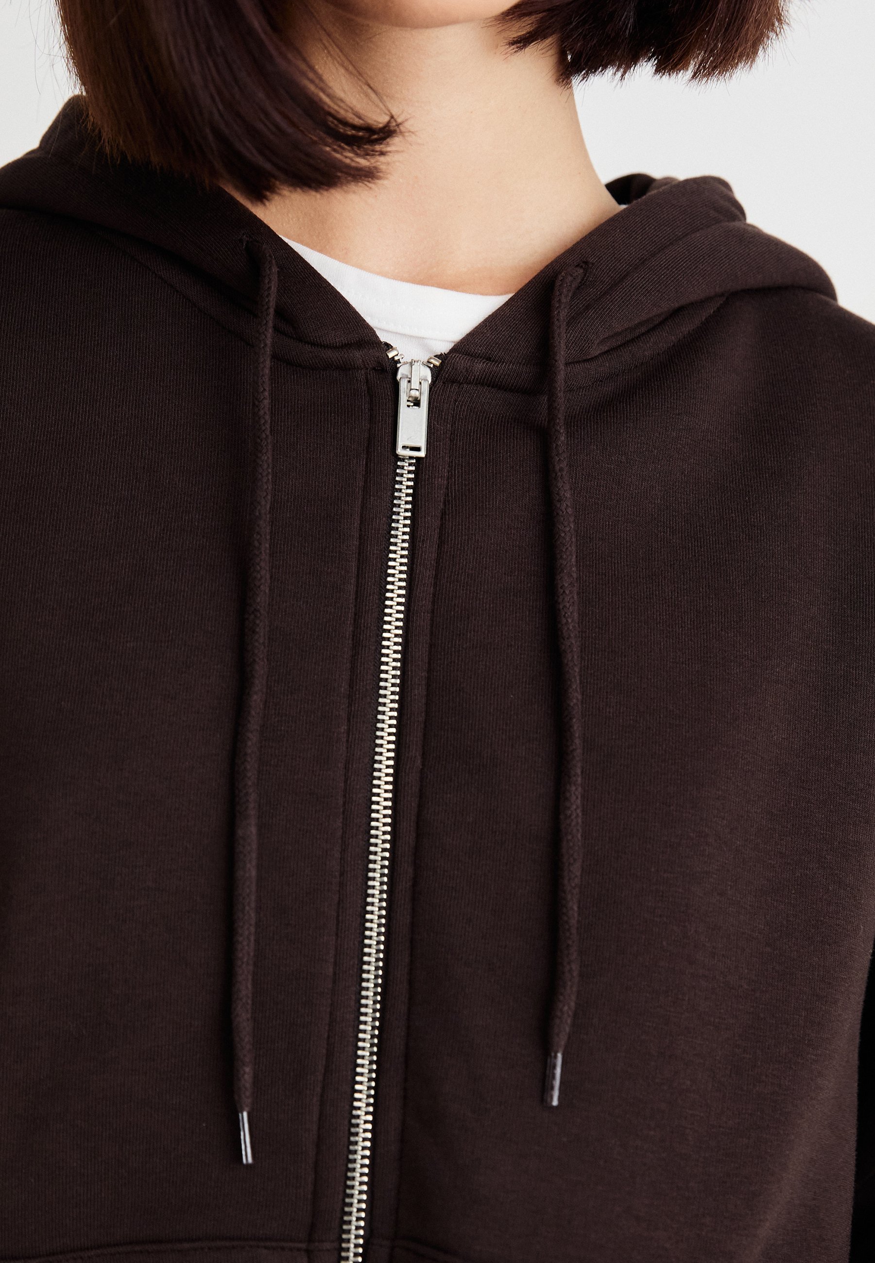 Sweat-shirt zippé Gina Tricot - taupe