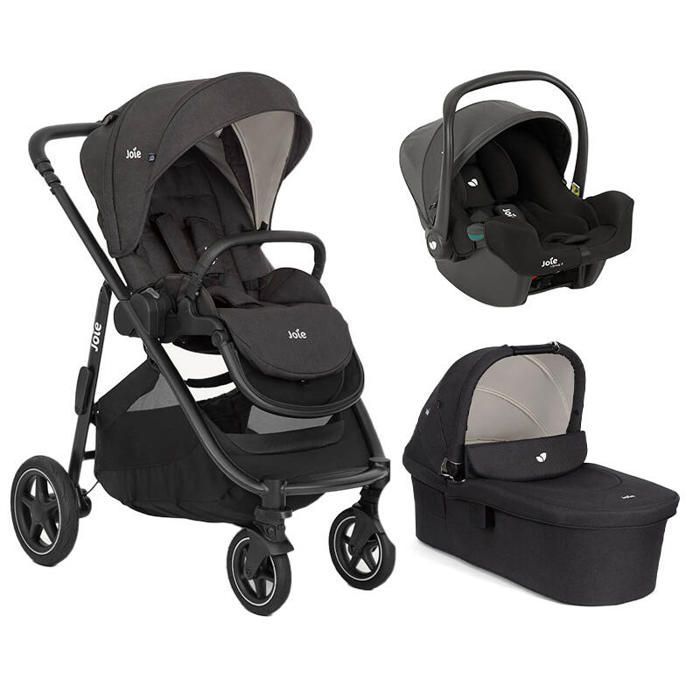 JOIE - Cochecito Versatrax Trio + Silla de coche i-Snug 2 + Capazo Ramble XL
