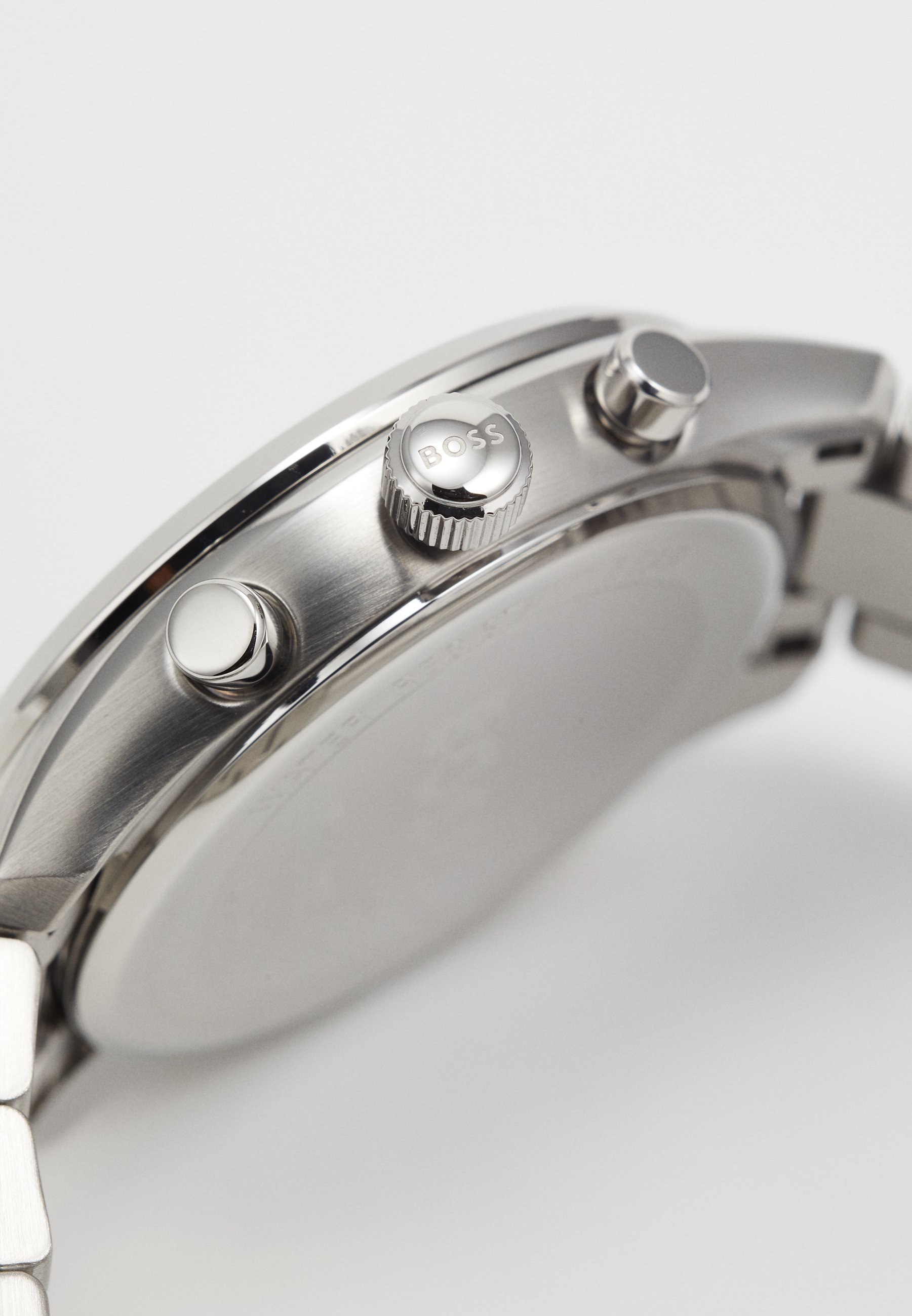 BOSS GRAND PRIX 40 - Chronografinis laikrodis - sidabro spalvos / juodas