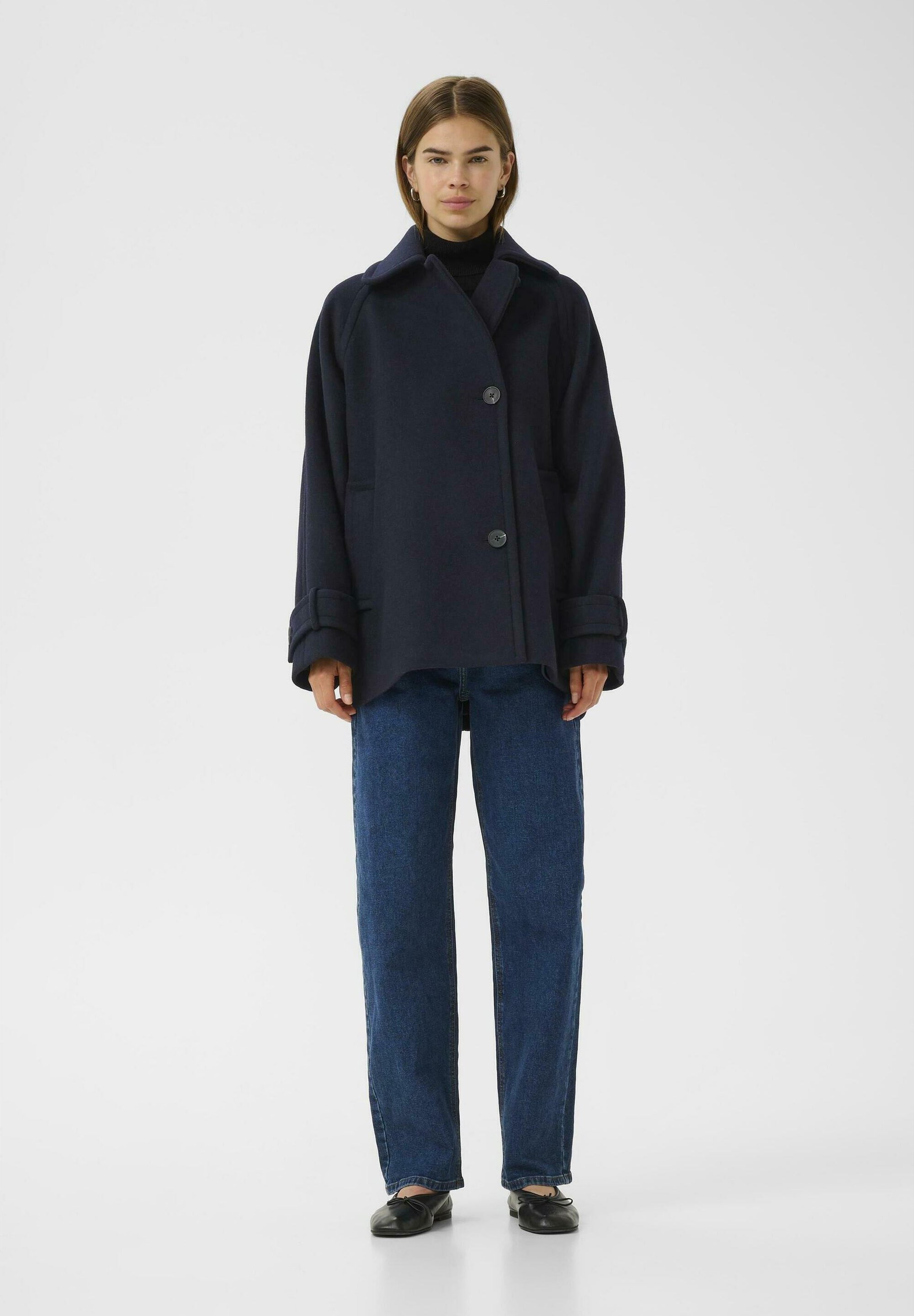 Cappotto corto InWear - blu marino