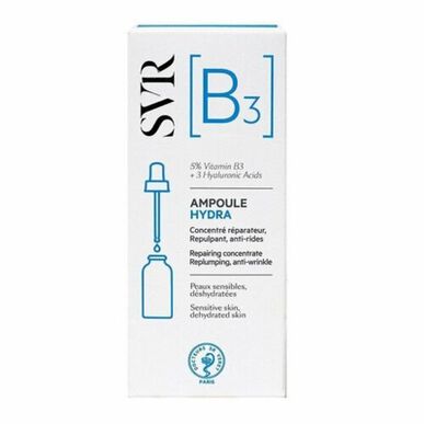 SVR B3 Ampoule Hydra Repairing Concentrate Anti-rynke Reparerende Serum 30 ml