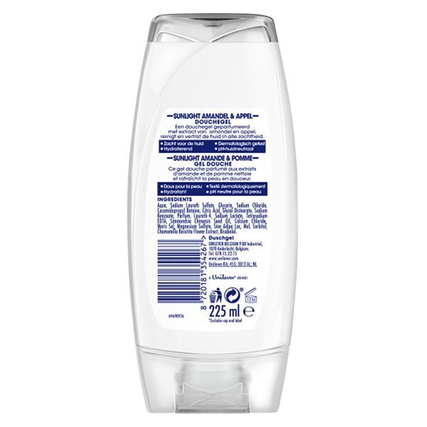 Saules gaismas mandeļu un ābolu dušas želeja<br>250ml