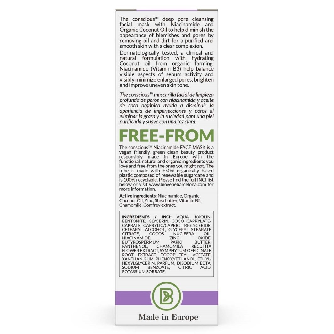 The conscious™ maska za čišćenje s niacinamidom – 50 ml